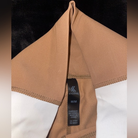 KYODAN Two-tone High Waisted Ribbed Leggings - Picture 5 of 5